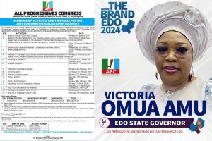 Edo 2024: Amu welcomes APC timetable, reiterates commitment to party supremacy