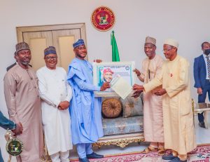  NLC, TUC Honors Gov. Lawal with award over workers, retirees welfare