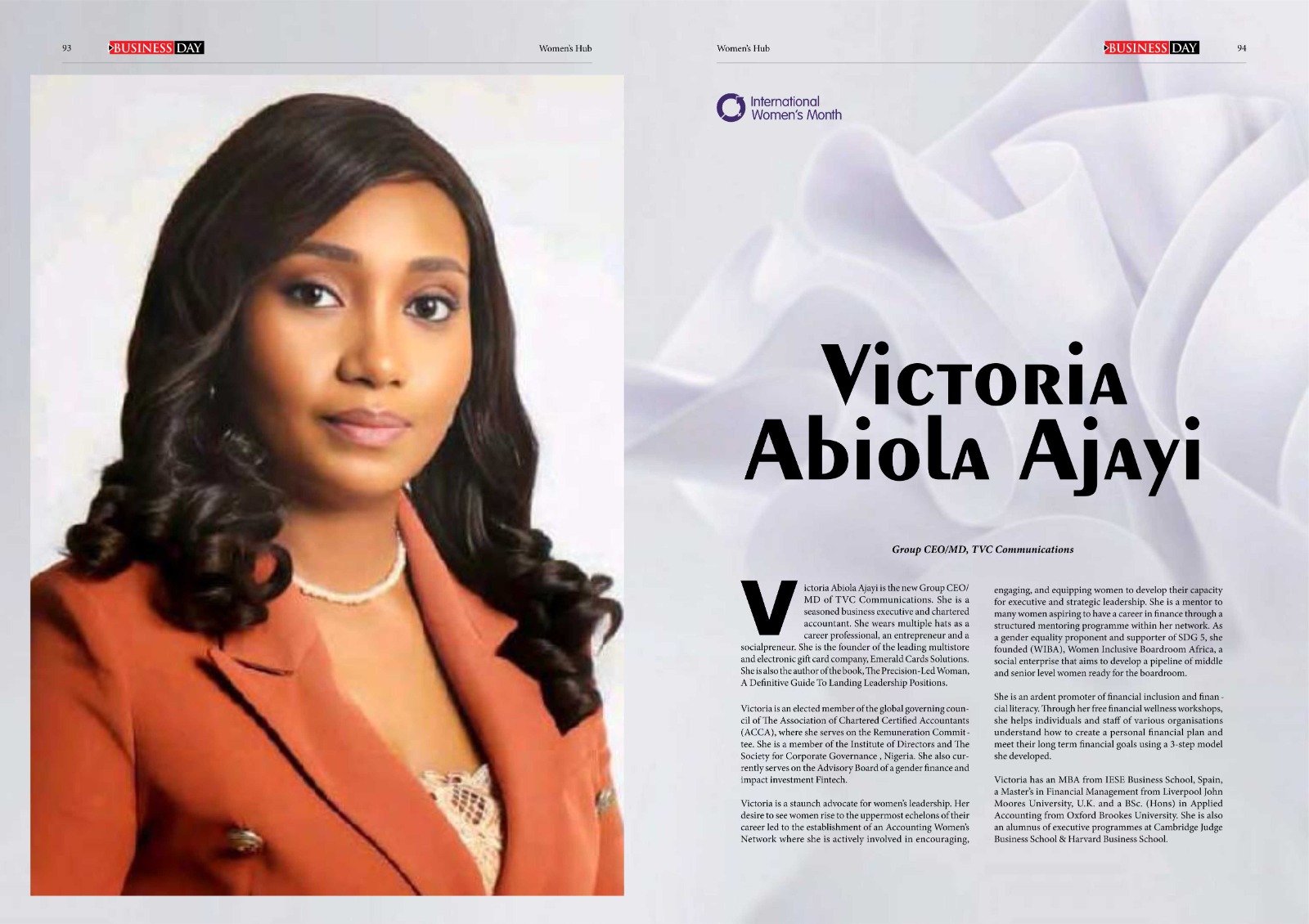 TVC Communications' incoming GMD/ CEO, Victoria Ajayi makes 2024 list of  Inspiring women in Nigeria - Trending News
