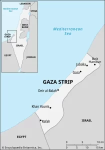 Gaza-strip-political-map-boundary