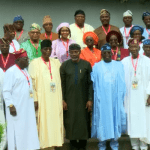 Tinubu receives delegation of Yoruba leaders at Presidential villa