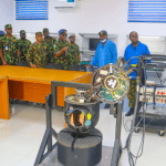 Chief of Air Staff, Hassan Abubakar inaugurates ground lighting systems at Kaduna airfield