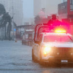 Hurricane Beryl makes landfall on Mexico's coast of tulum as category 2 storm