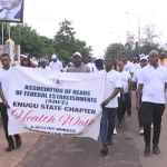 Heads of Federal MDAs embark on walkout to promote physical, mental health