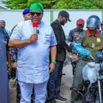 Gov. Mutfwang donates motorcycles, other items to security operatives in Plateau