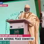 Ondo election: Nat'l Peace C'mmittee Chairman urges political parties to shun violence