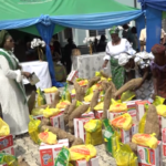 RHI: First Lady, Oluremi Tinubu distributes palliatives to Elderly in Bayelsa