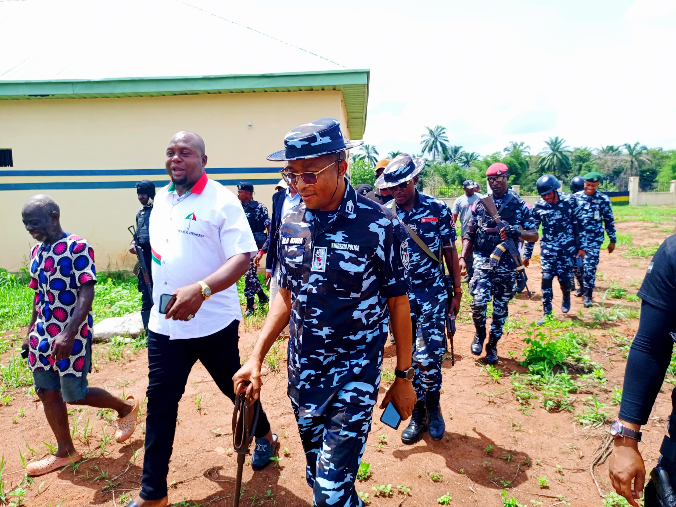 Enugu CP leads patrol team to Uzo-Uwani communities, vows to strengthen rural security