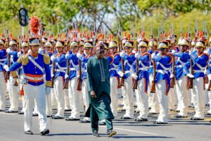 President Tinubu Receives Full Military Honours in Brazil During Official Welcome