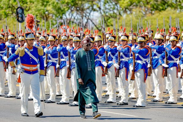 President Tinubu Receives Full Military Honours in Brazil During Official Welcome