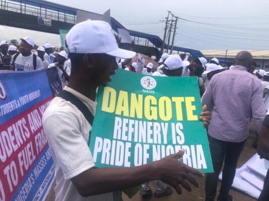 Dangote protest