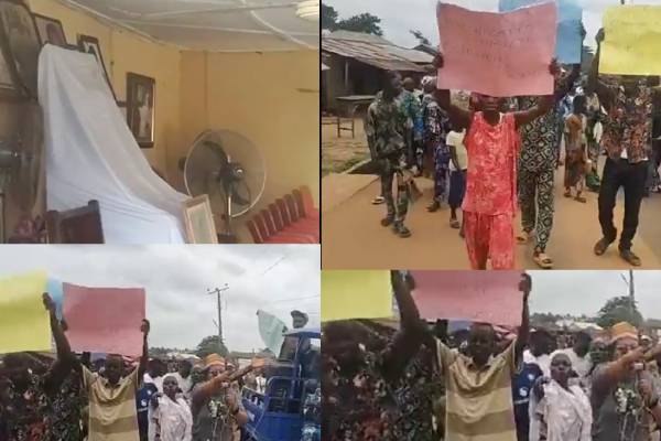 Igbogila Youths Stage Peaceful Protest, Demand Installation of New Monarch