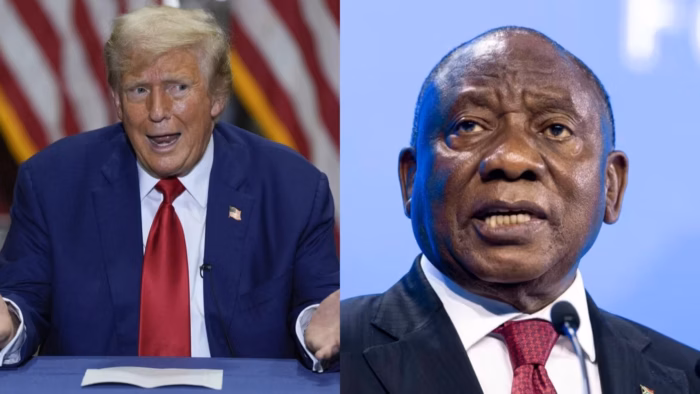 Donald Trump x Cyril Ramaphosa