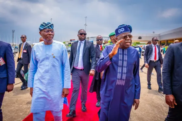 Tinubu Arrives Lagos for Yuletide Holidays