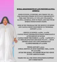 Allwell Ademola Burial