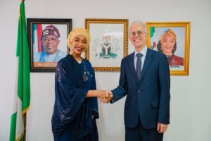 Turkish Ambassador to Nigeria, Mehmet Poroy and Minister of Art, Culture, Tourism and Creative Economy, Hannatu Musa Musawa
