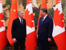 Canada’s Prime Minister Mark Carney and Chinese President Xi Jinping
