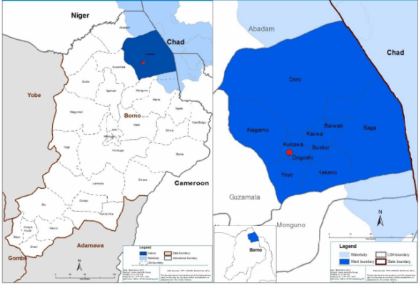 Map-of-Borno-Showing-Kukawa-Right-and-Kukawa-showing-the-10-ward-of-AL-Alagarno-BG