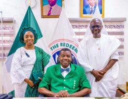 Sanwo-Olu and Pastor E.A Adeboye