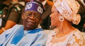 Tinubu and wife
