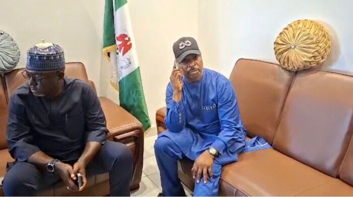 MC Oluomo at NURTW Secretariat