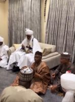 PHOTOS: Uba Sani, Emir Sanusi Arrive Abuja Ahead of El-Rufai's Mother's Burial