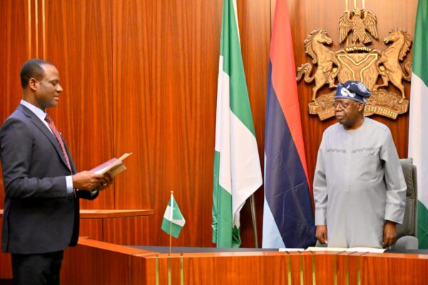 Taiwo Oyedele and President Bola Tinubu