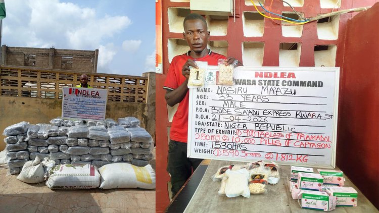 Bizman Excretes 45 Cocaine Pellets as NDLEA Uncovers ‘Captagon’ Supply in Kwara