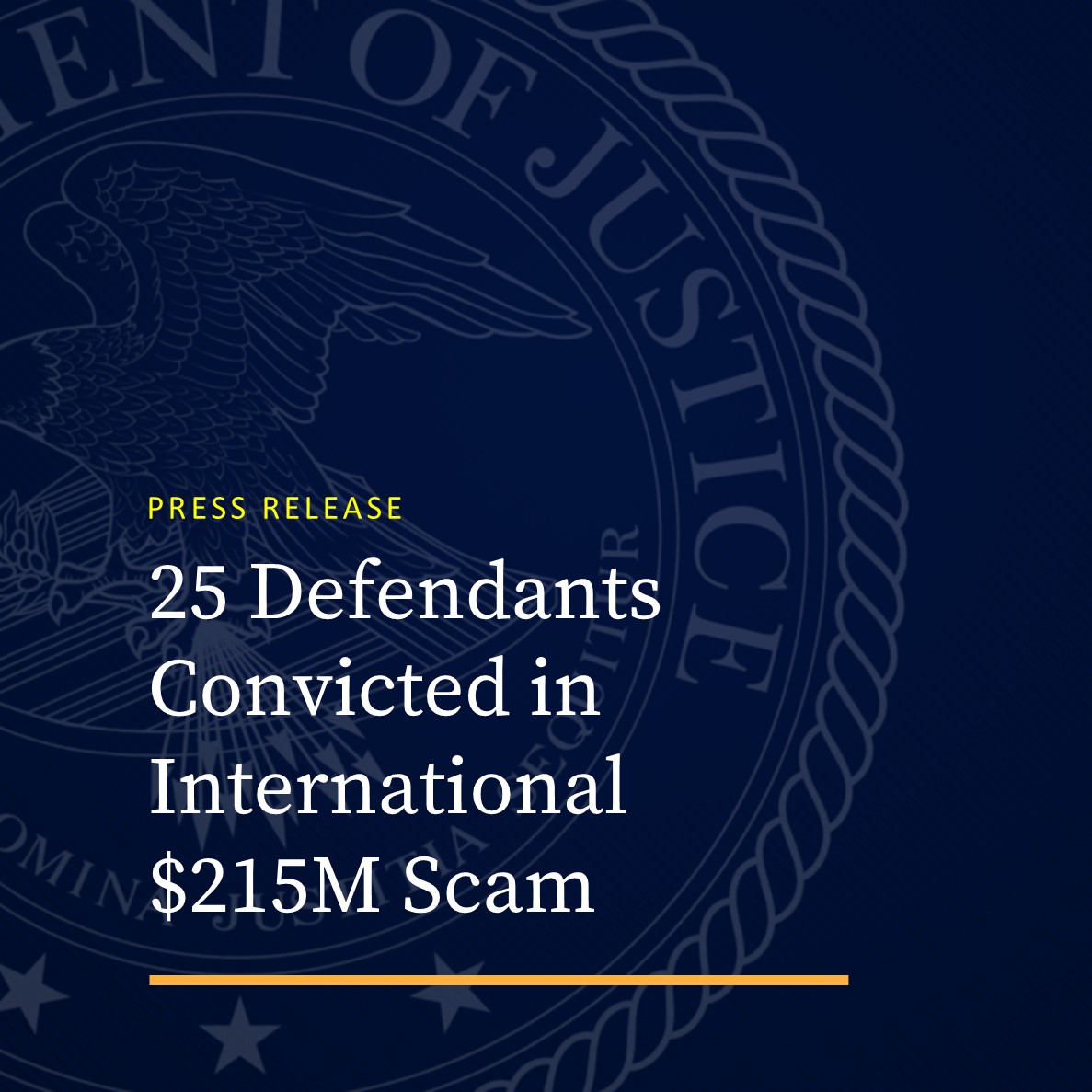 Nigerians Among 25 Convicted in $215M Global Email Fraud Scheme In America