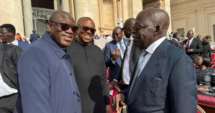 Fayemi Reveals He Persuaded Peter Obi to Greet Tinubu at Vatican