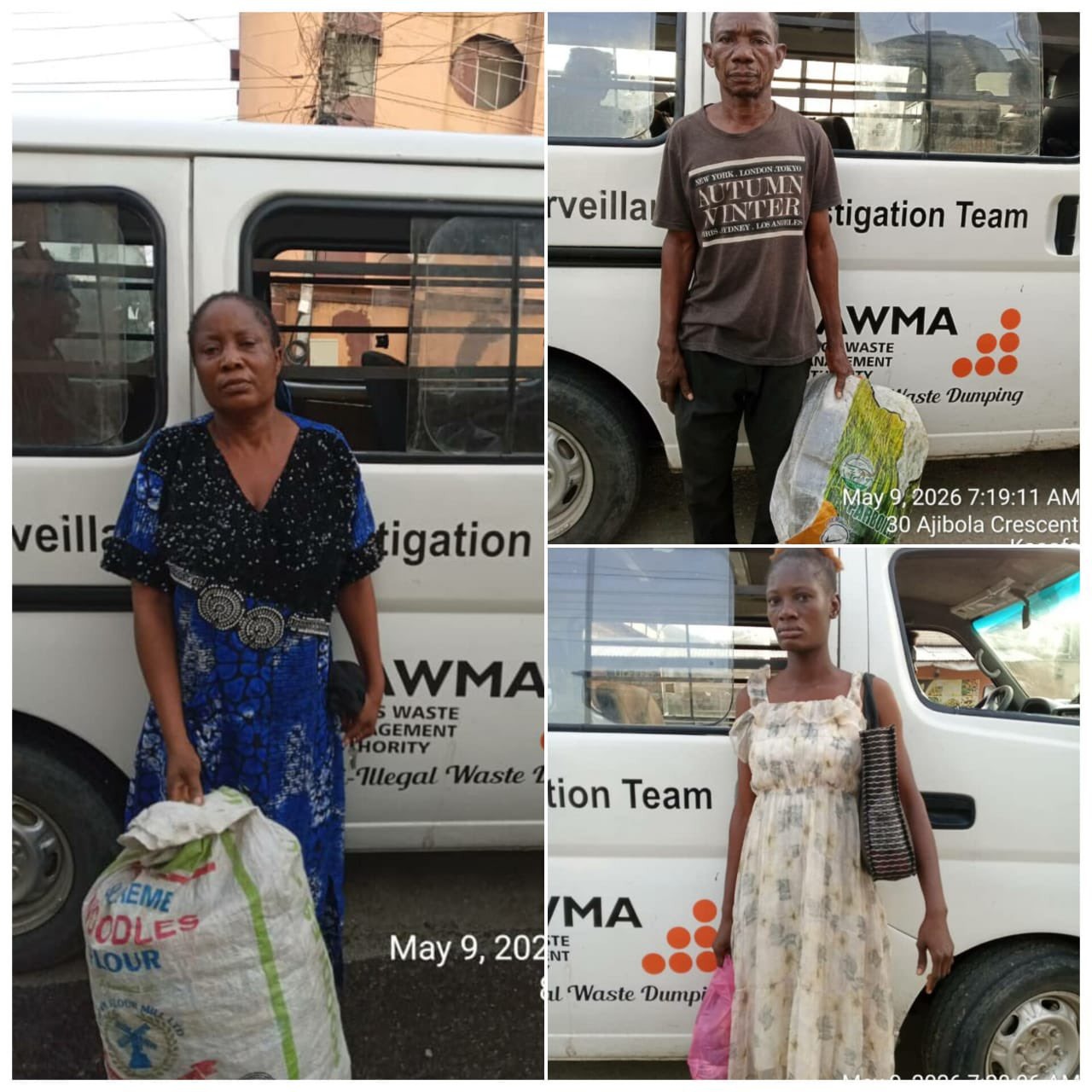 Taskforce Arrest Three for Illegal Waste Disposal in Lagos