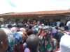 Senator Natasha Akpoti-Uduaghan addressing party members at the PDP primaries in Kogi State