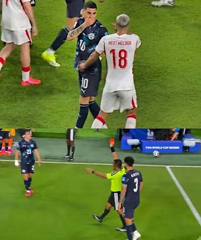 FIFA Confirms Paraguay’s Almiron Red Card For Covering Mouth In Turkiye Match