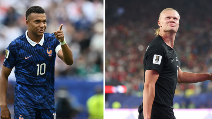 Kylian Mbappe v Erling Haaland