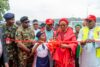 Oluremi Tinubu commissioning Nigerian Red Cross headquarters