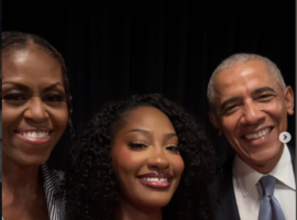 Tems and Michelle Obama