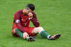 Cristiano Ronaldo crying