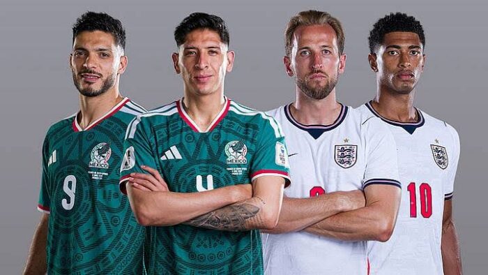 England Face Mexico