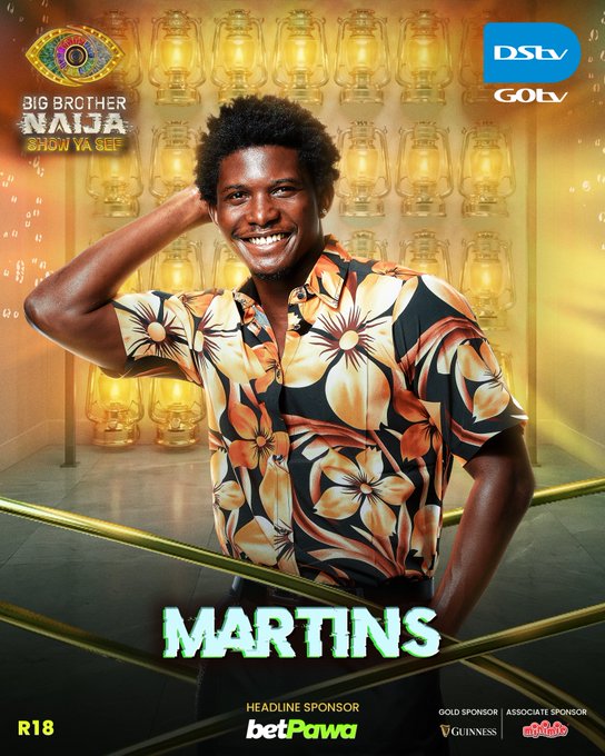 BBNaija S11: ‘If I’m Not Doing Well, Vote Me Out,’ Housemate 3 Martins Tells Viewers